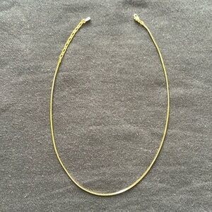 Jenny Bird Gold Herringbone Necklace